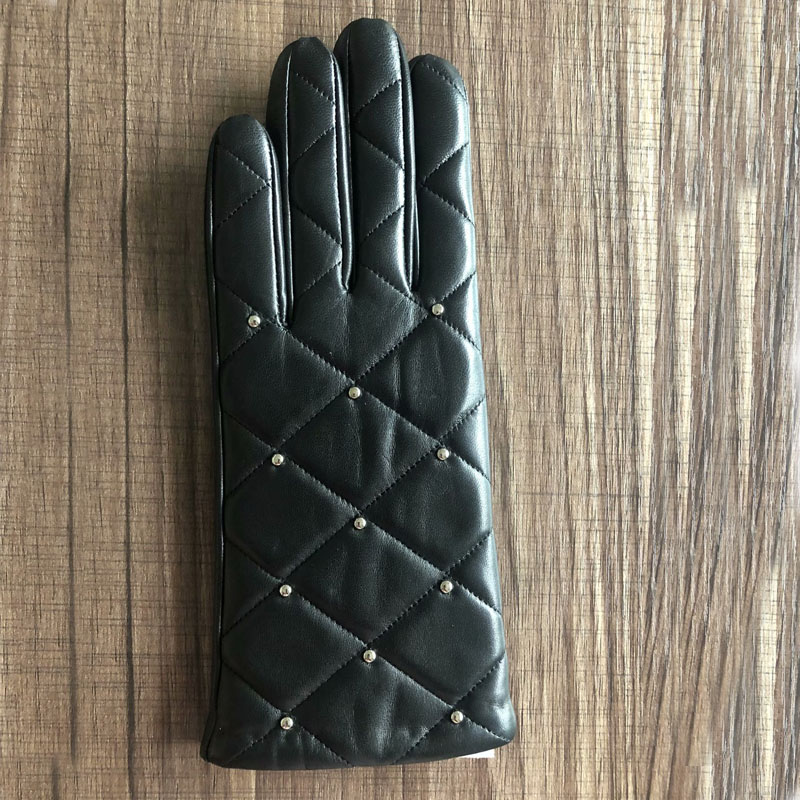 women's classical fashion sheepskin leather gloves