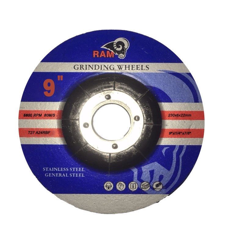 180x6x22.22mm grinding wheel 7" grinding disc