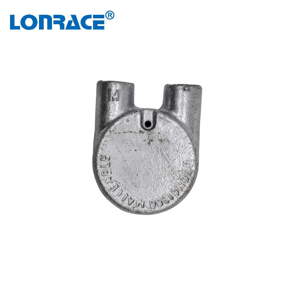 U type malleable junction box branch two way