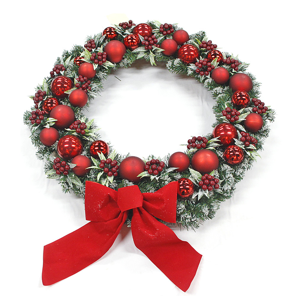 Indoor hot selling decorative Christmas ornament wreath