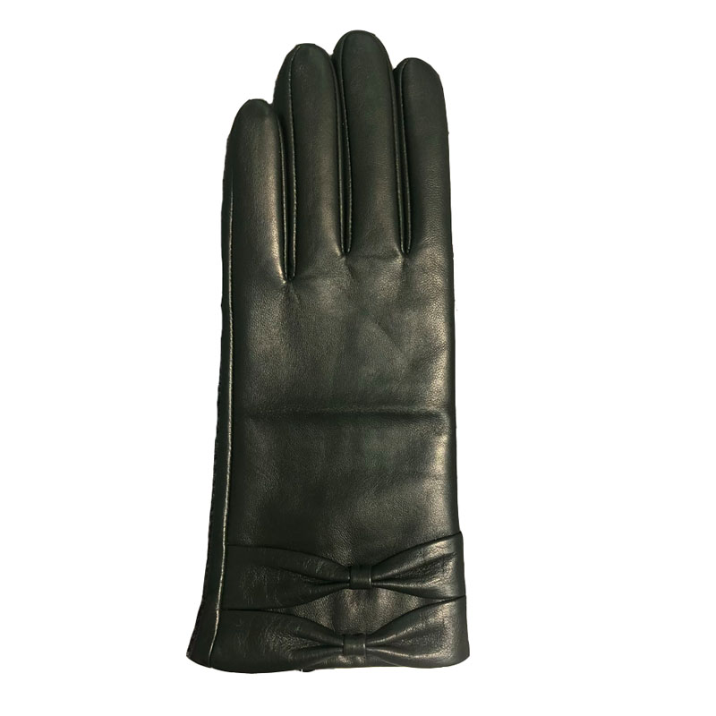 women's classical fashion sheepskin leather gloves