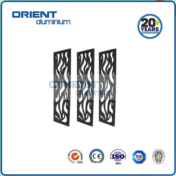 ORIENT Indoor Aluminum Laser Carving Decorative Screen