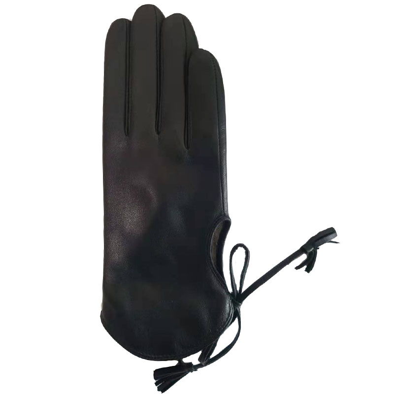 women's classical fashion sheepskin leather gloves