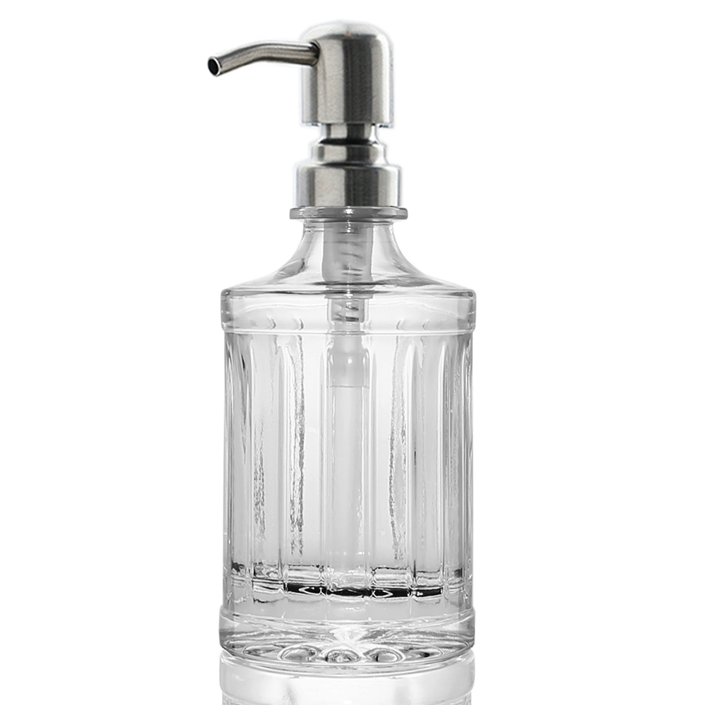 Glass soap dispenser