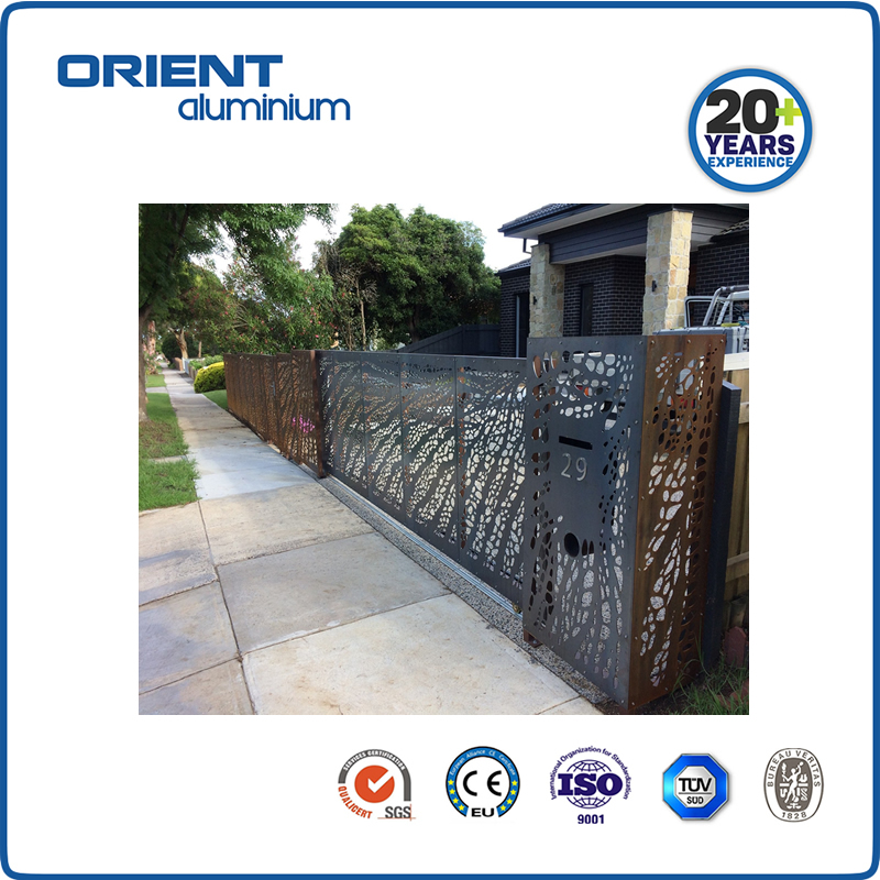 Laser Cut Aluminum Decorative Screen Wall Panel