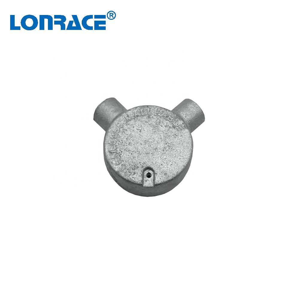 Angle (2 Way) Circular Box Hot Dip Galvanized