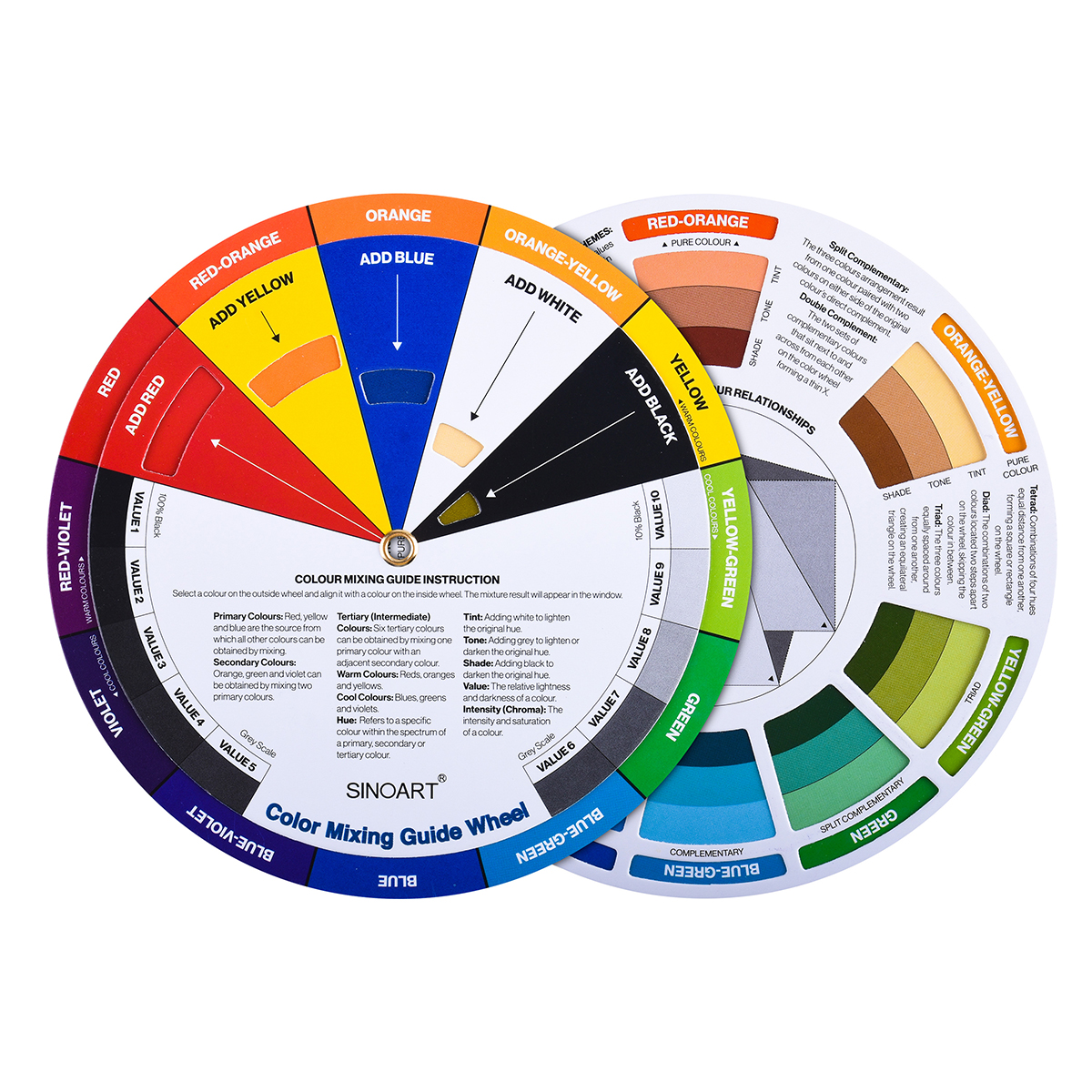 Color Mixing Guide Wheel