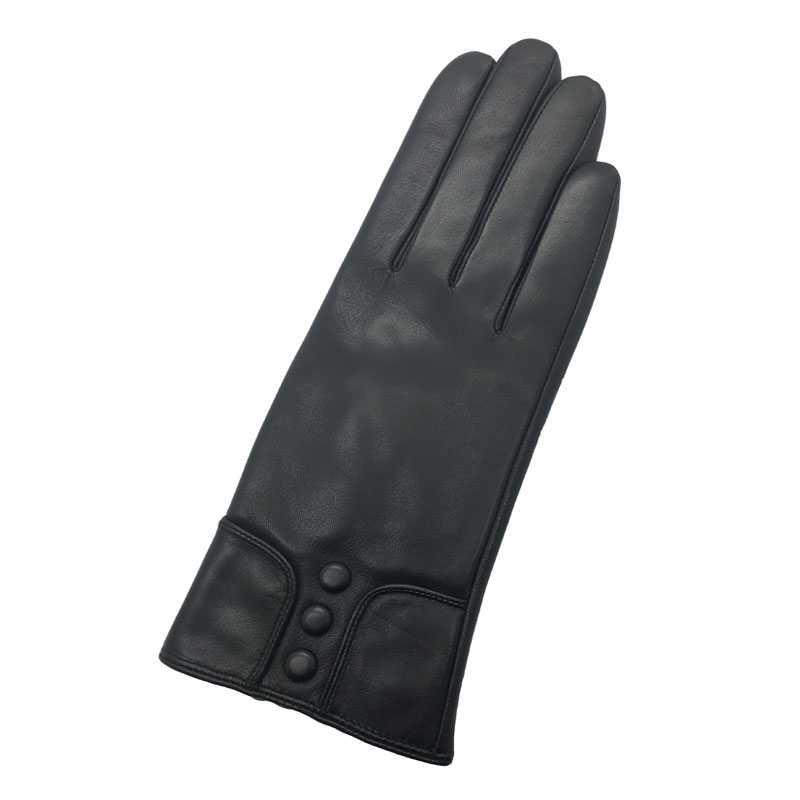 women's classical fashion sheepskin leather gloves
