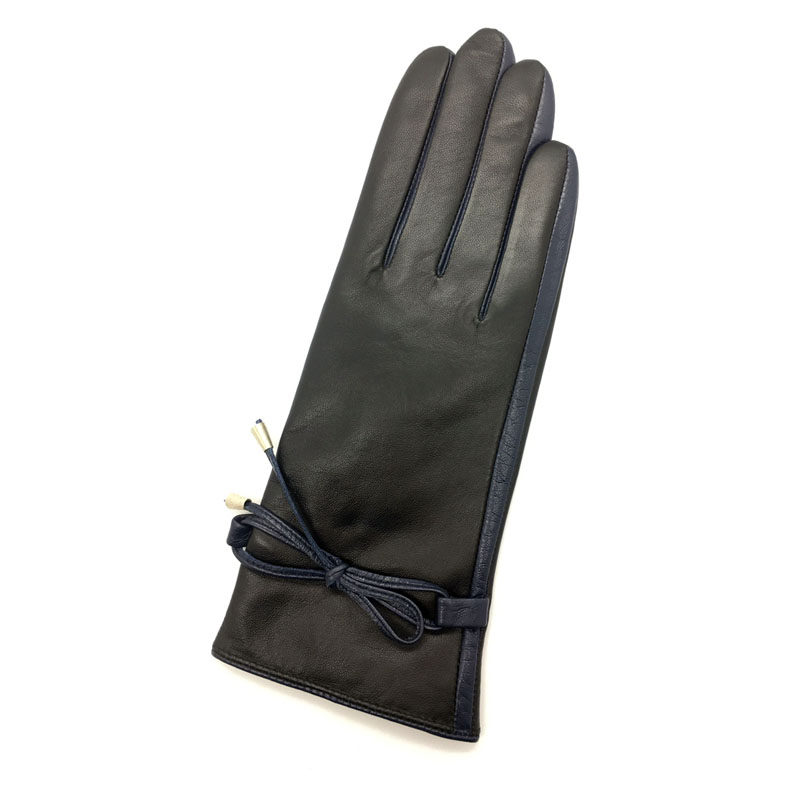 Women's classical fashion sheepskin leather gloves