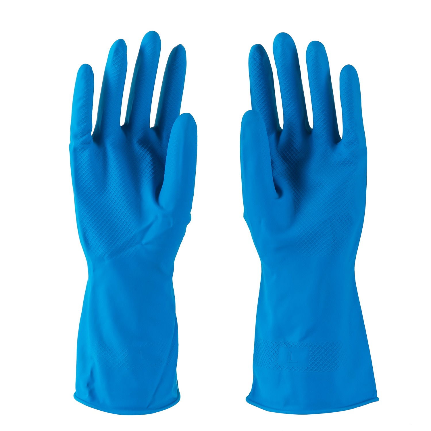 Latex household gloves yellow 60g dipped flock gloves