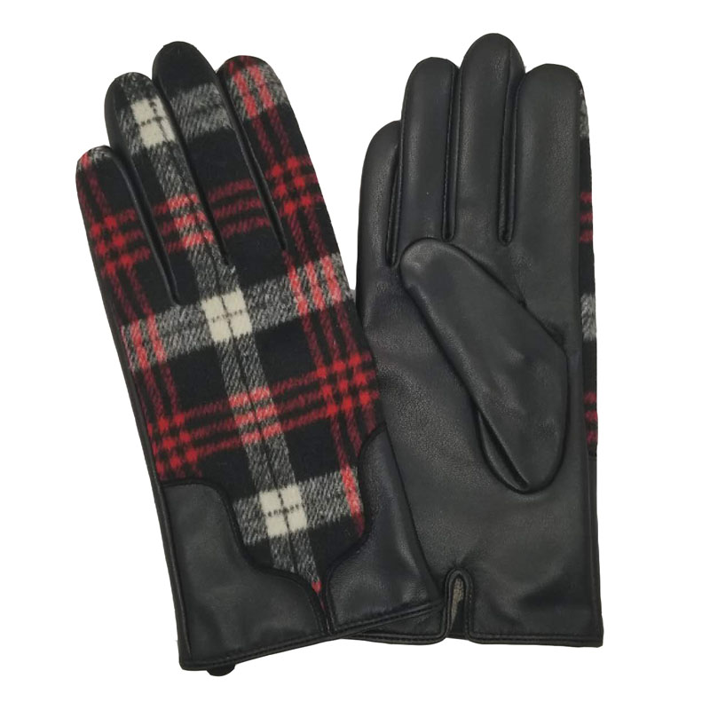 Women's classical fashion sheepskin leather gloves