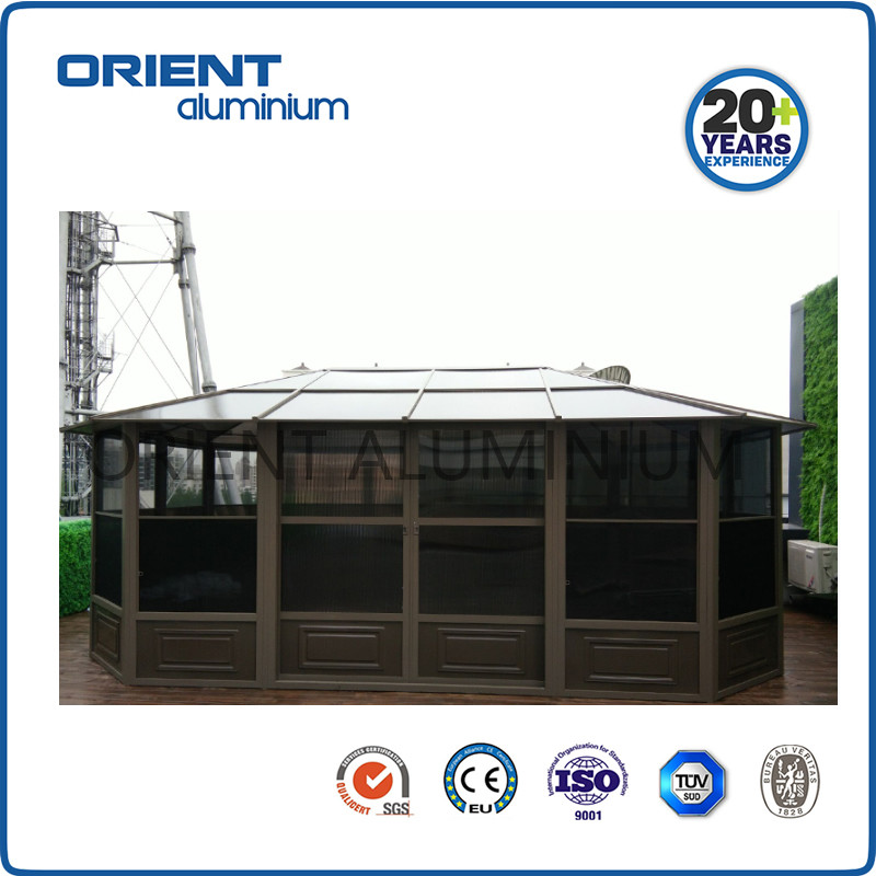 Outdoor 4 Season Aluminum And Glass Sunroom For Solarium
