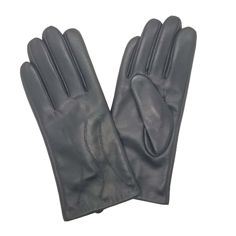 Women's classical fashion sheepskin leather gloves