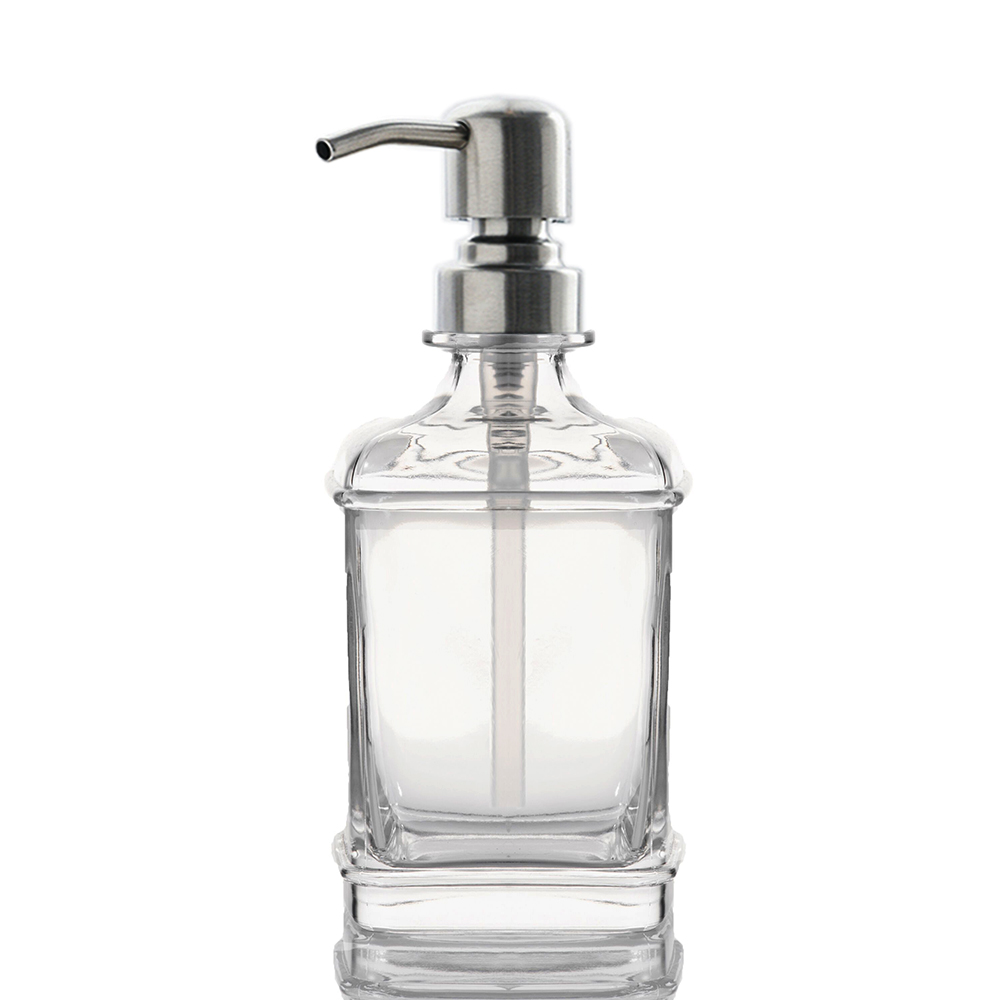 Glass soap dispenser