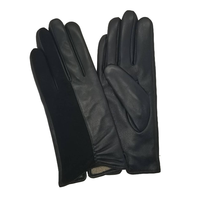 Women's classical fashion sheepskin leather gloves