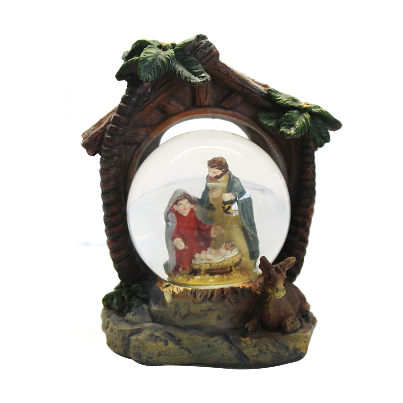 European Religious Snow Globe