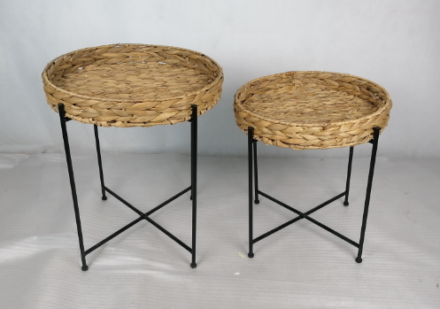 YR21040305 zhengheshun living room set 2 water hyacinth side table