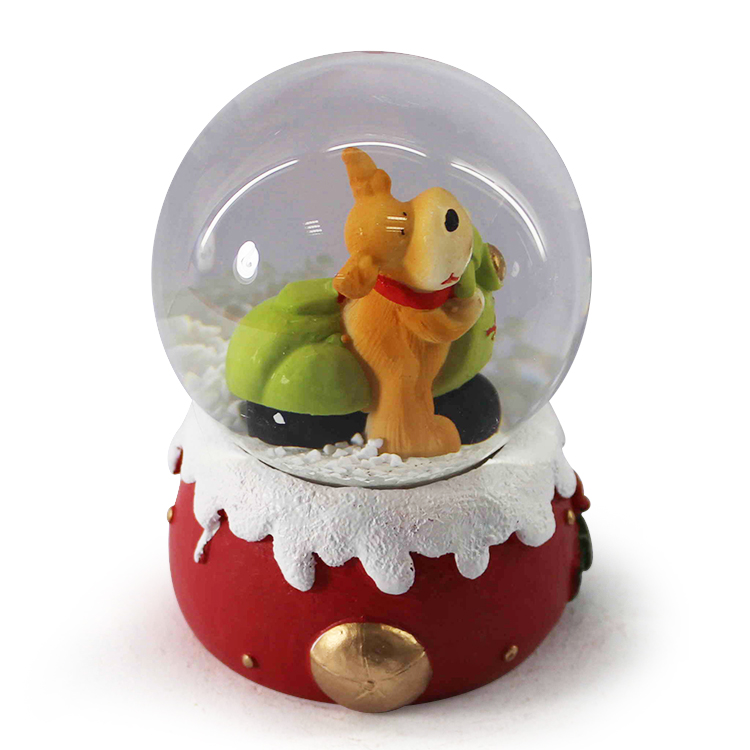 65MM Christmas Deer snow globe