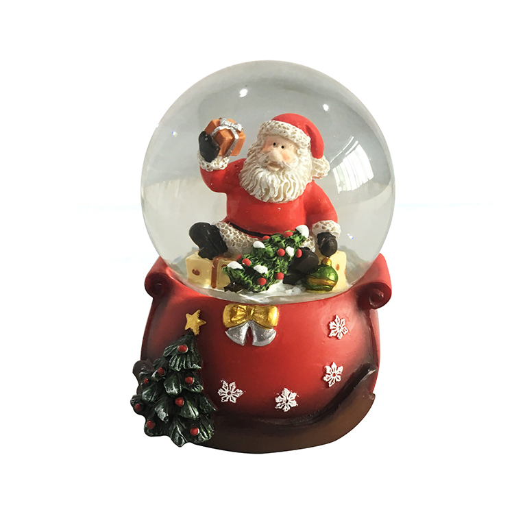 80MM stanta Christmas snow globe