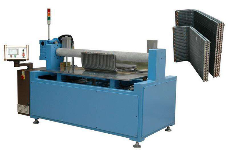Air conditioner condenser coil bending machine
