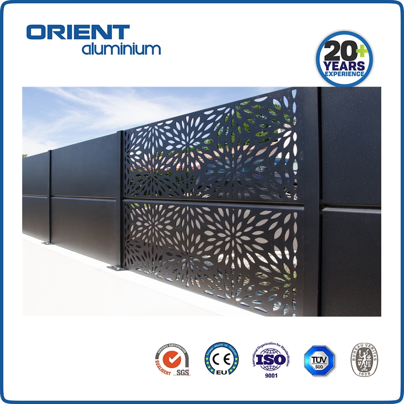 Custom Outdoor laser cut wall panels manufacturer