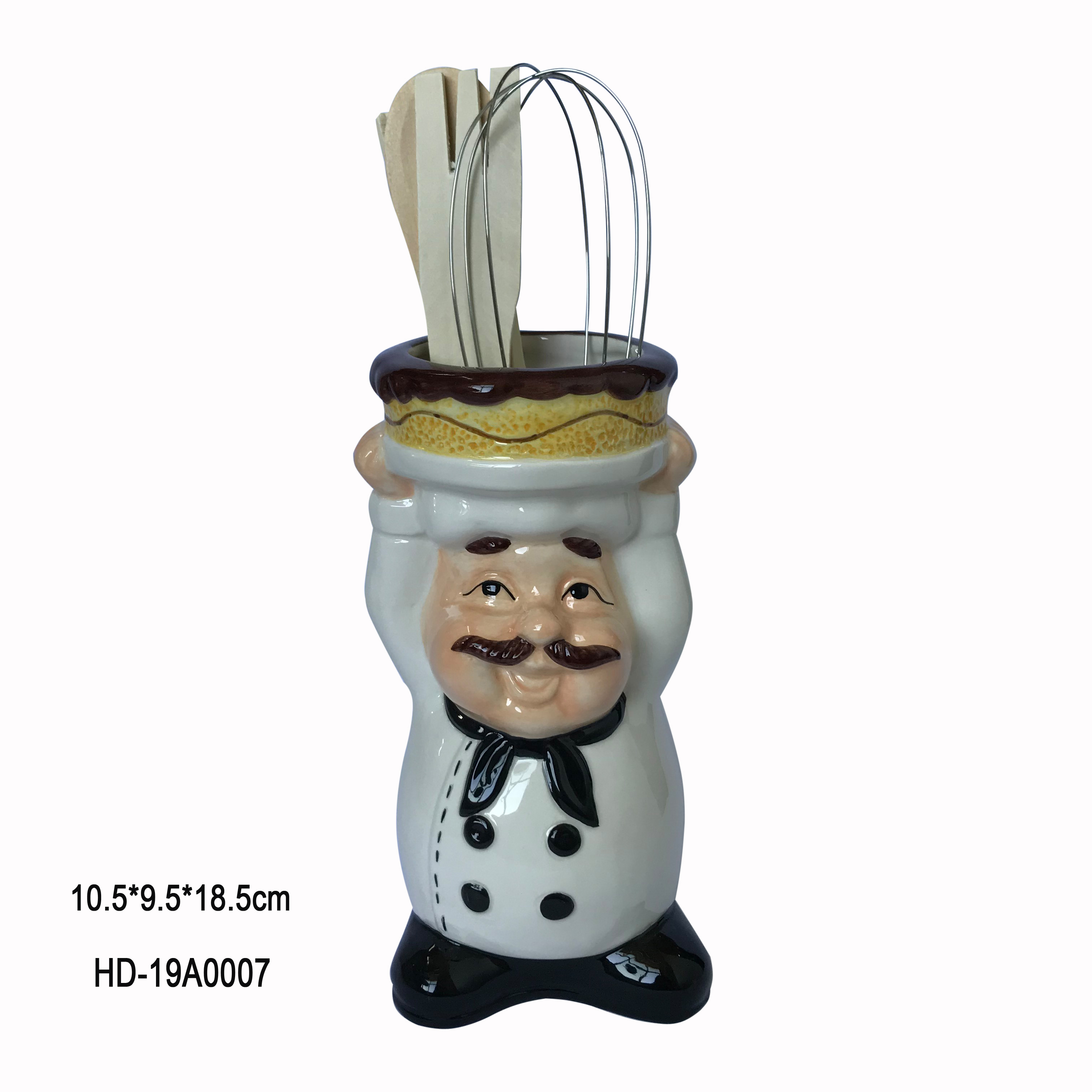 Creative cartoon chef series ceramic tableware