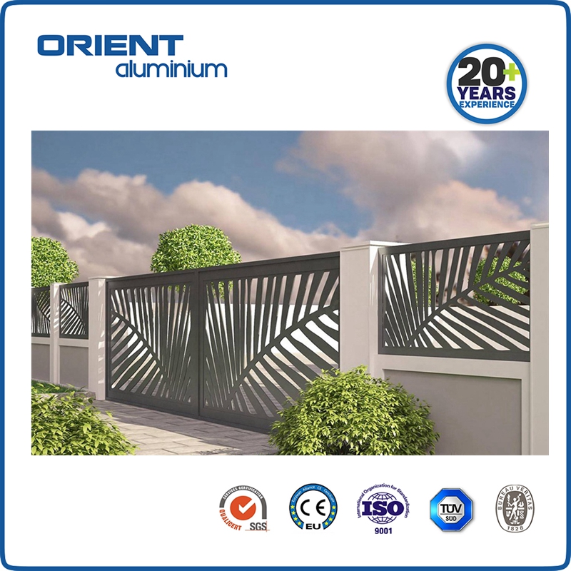 WPC Laser cut fence panel - manufacturer and ship worldwide