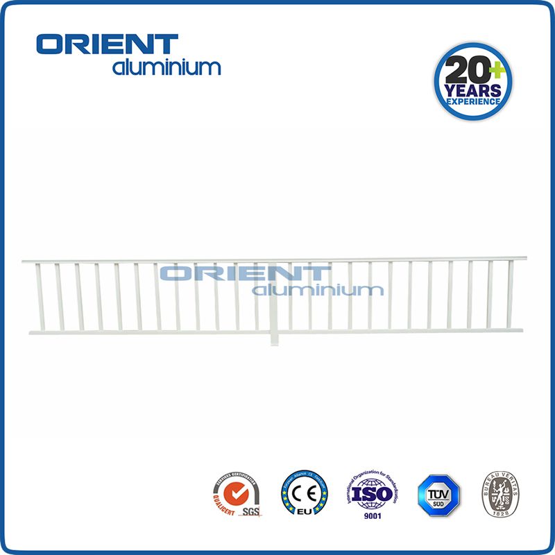 Aluminium garrison fencing panel