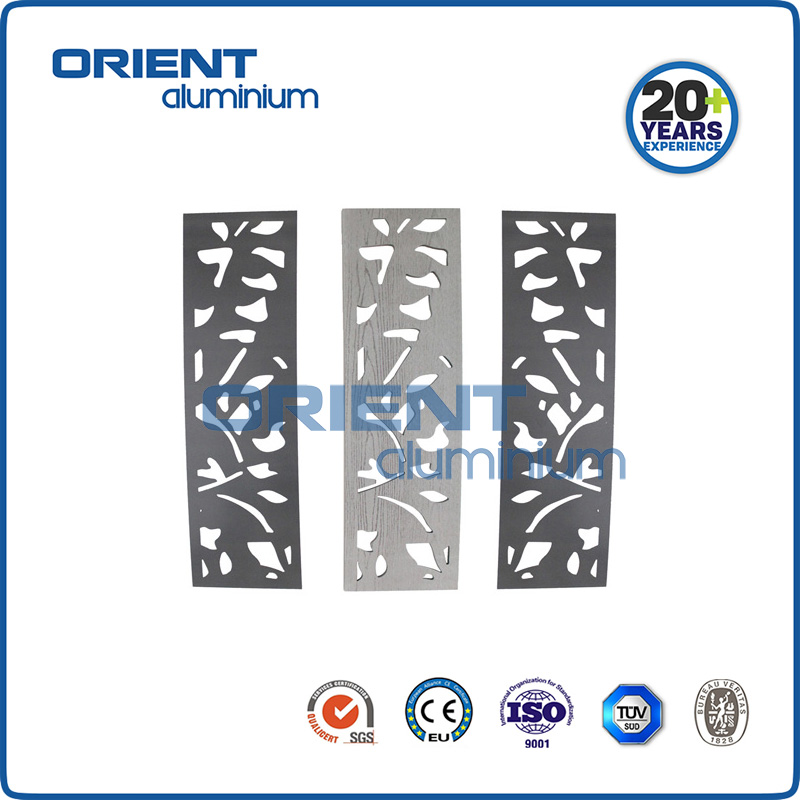 Customized WPC laser cut decorative screens with a wide amount of uses and unlimited design choices