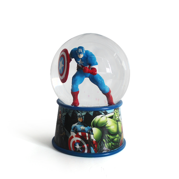 Captain America Snow Globe
