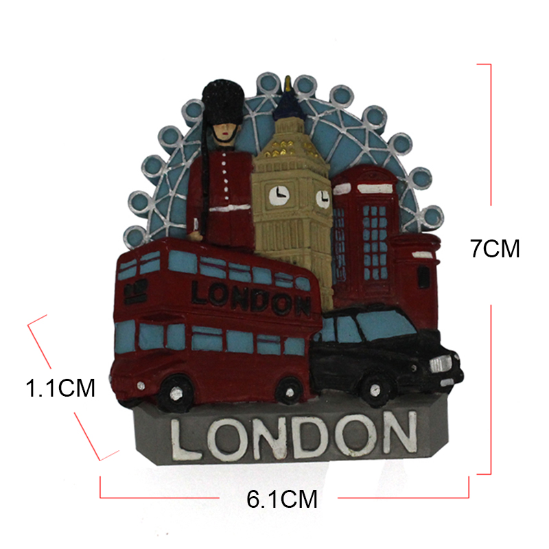 London Street View Fridge Magnet
