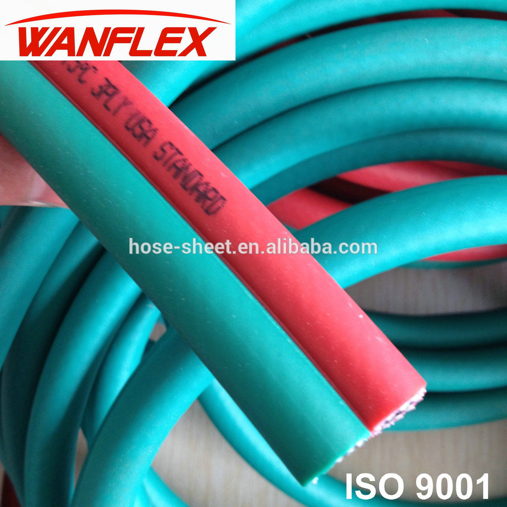 WANFLEX 6mm PVC oxygen/acetylene rubber double welded hose