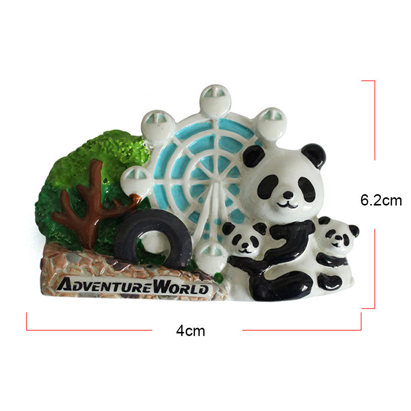 Panda Paradise Fridge Magnet