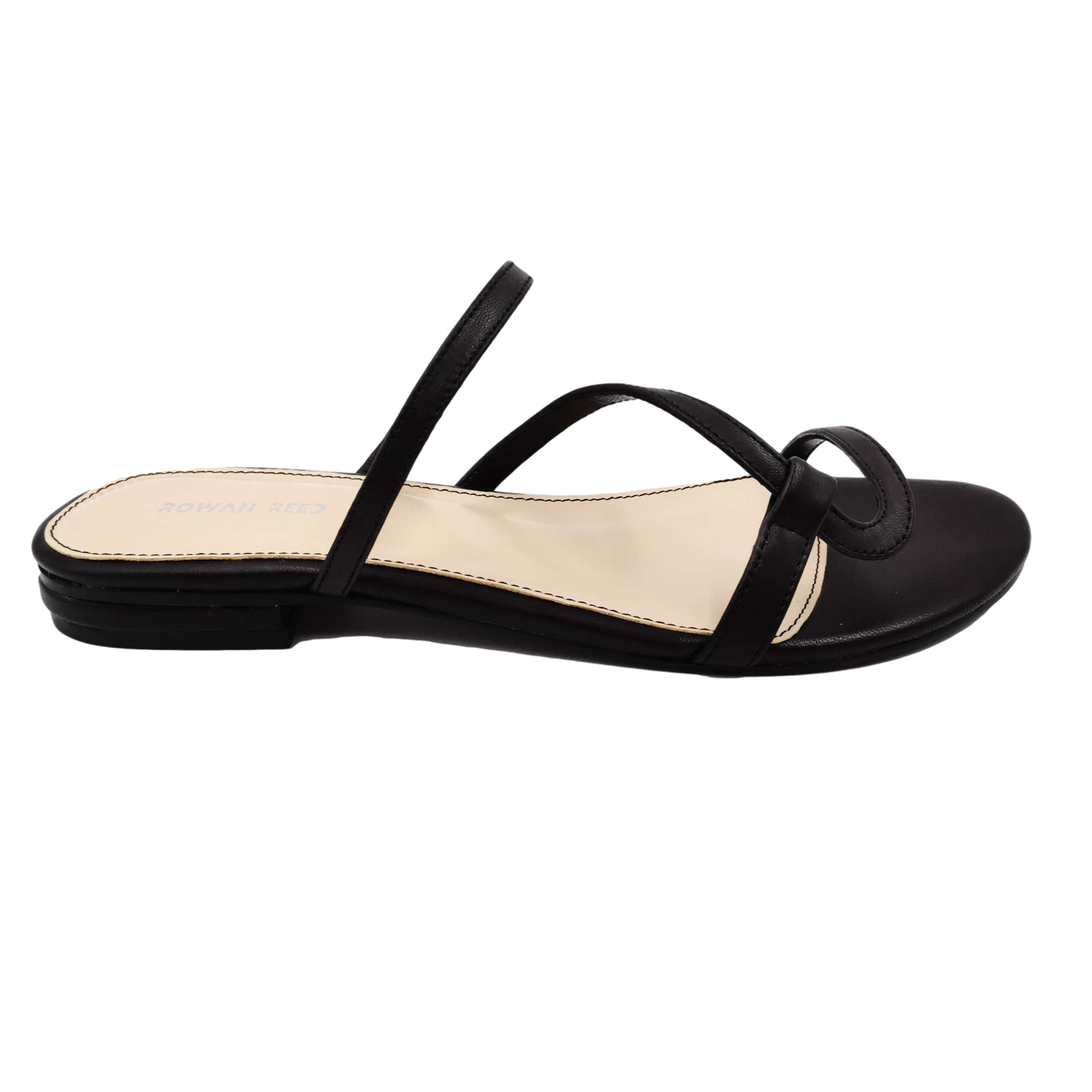 New leather ladies low heel slipper