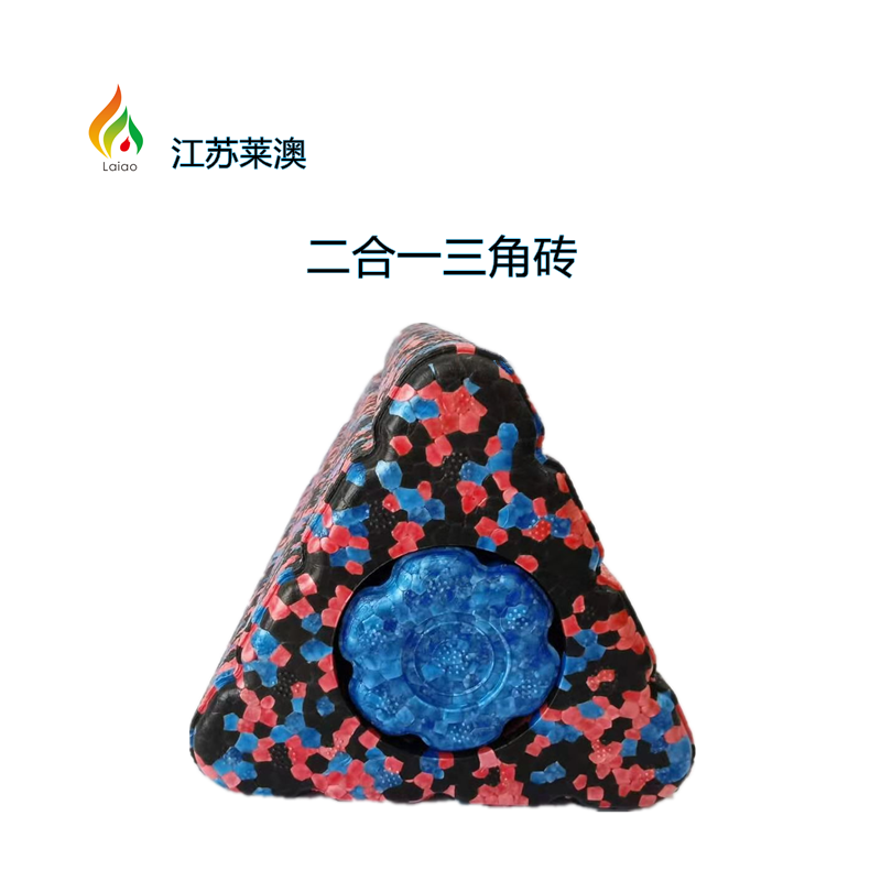Two in one triangle brick
