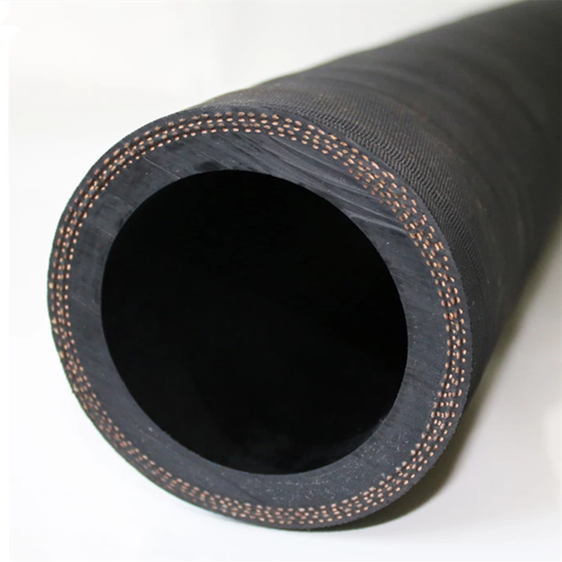Bulk material suction hose rubber material / material feeding hose