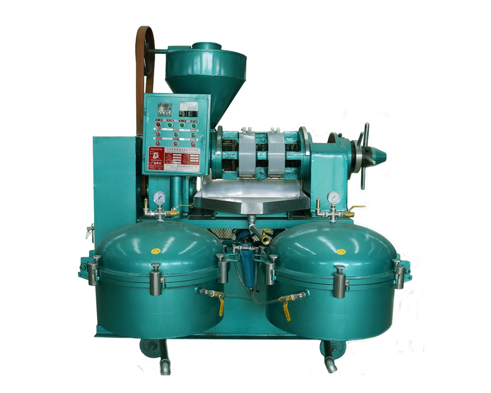 automatic temperature control combined oil press with high precision air pressure oil filter