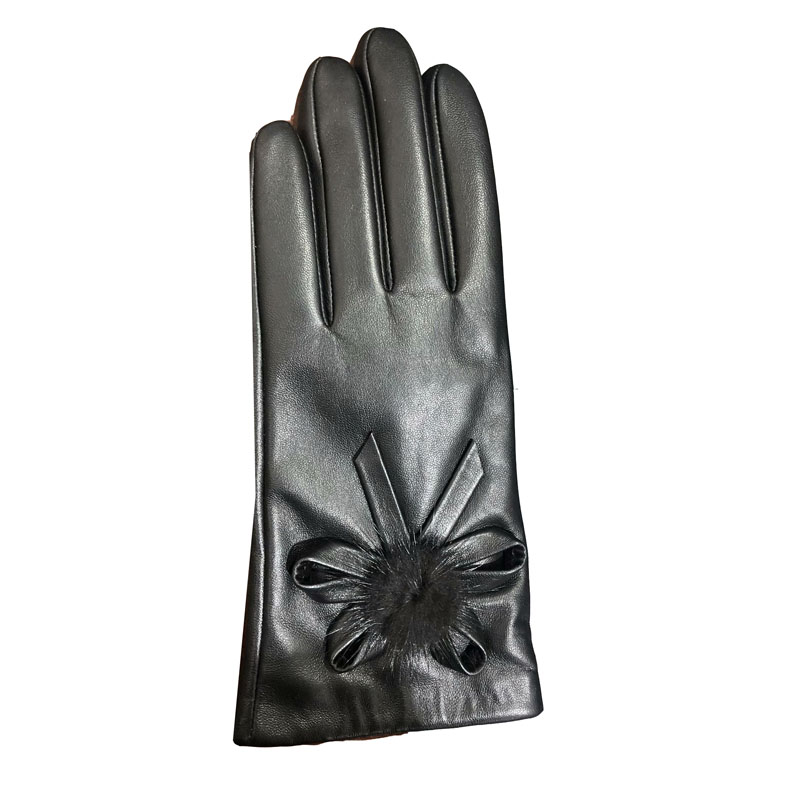 women's classical fashion sheepskin leather gloves