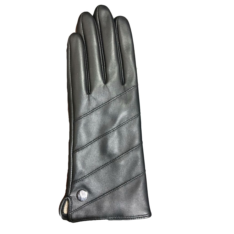 women's classical fashion sheepskin leather gloves