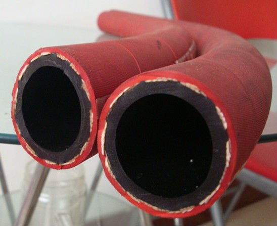High temperature high pressure heat resistant flexible fiber braided rubber steam hose