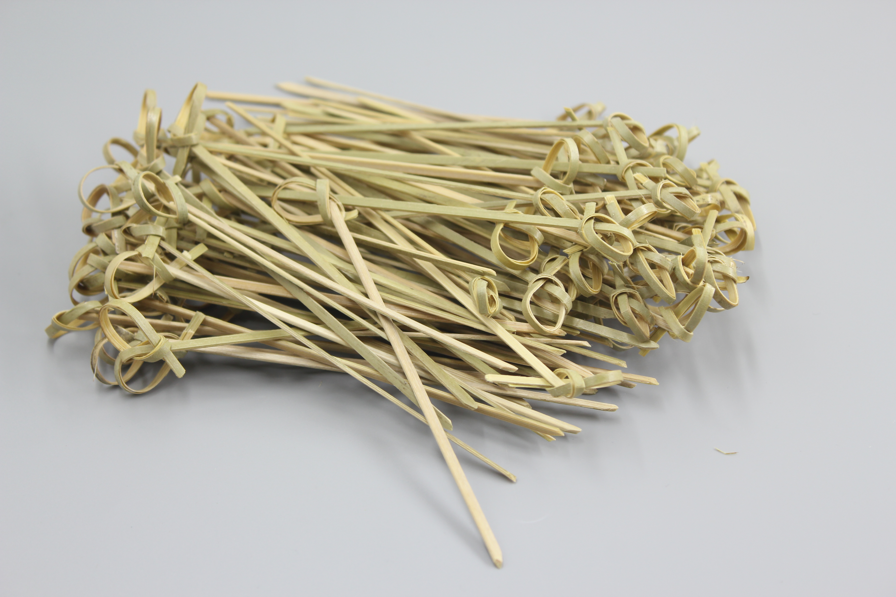 Bamboo knot Skewer With Bead