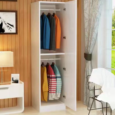 Simple wooden wardrobe