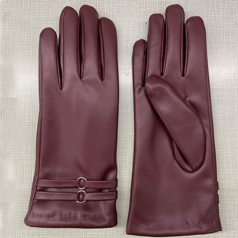 women's classical fashion sheepskin leather gloves