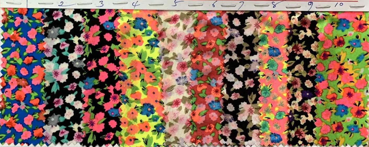 100% polyester printed fabric