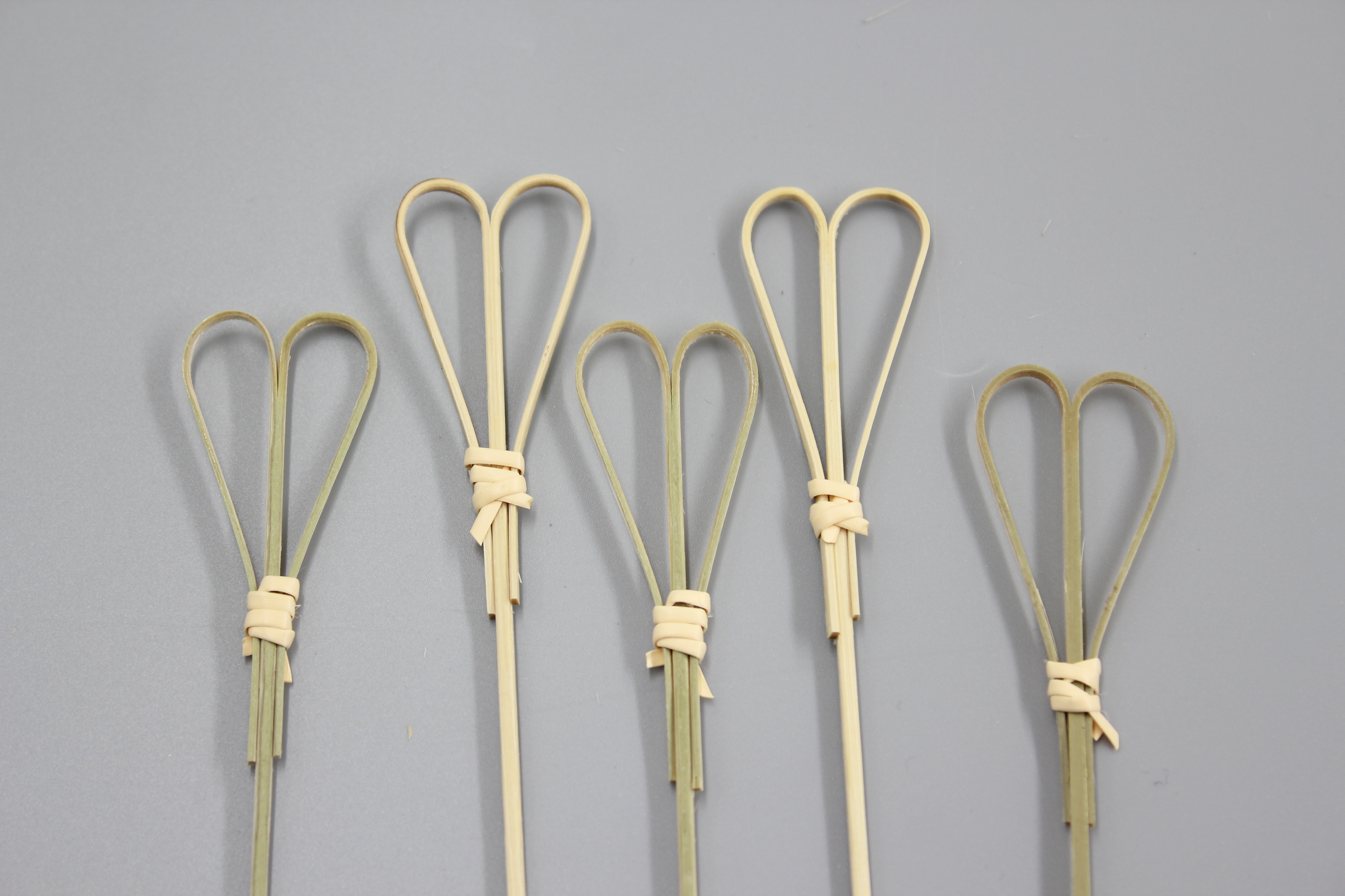 heart shape bamboo skewer