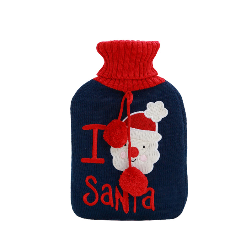 Hot Water Bag Cute Christmas Style Knitted Cover