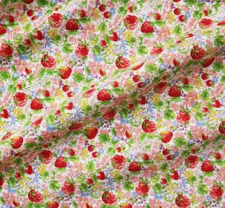 China Factory Supplier 100%Polyester Disperse Printed Fabric High Quality Good Price Fresh Little Flowers Style Bedsheet Garment Material