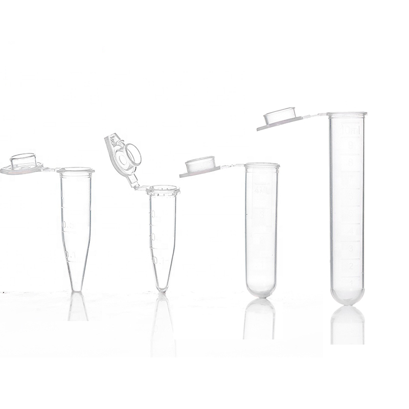 Clear Graduated Polypropylene Microcentrifuge Vials Tubes