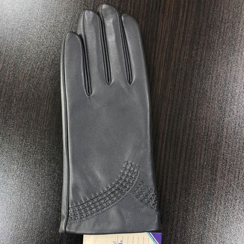 Women's classical fashion sheepskin leather gloves