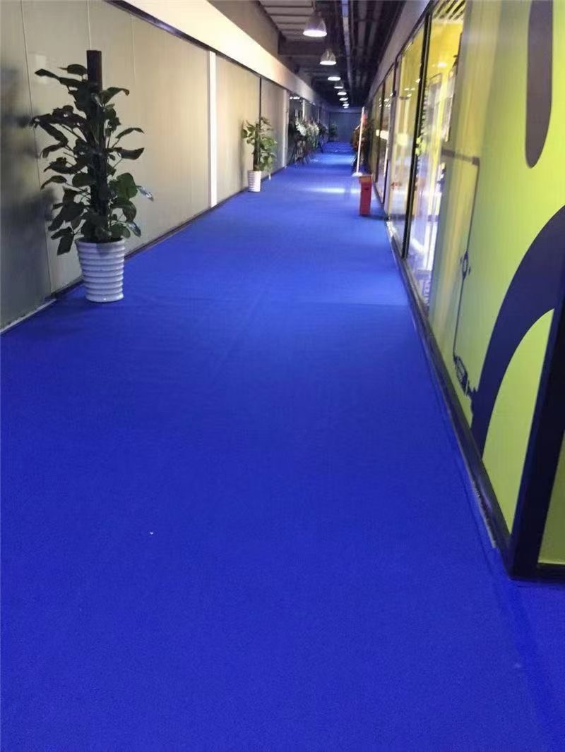 Sales exhibition carpet blue Film covered carpet for graphic Exhibition